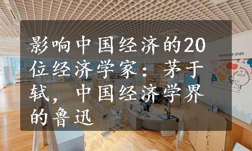 影响中国经济的20位经济学家：茅于轼，中国经济学界的鲁迅