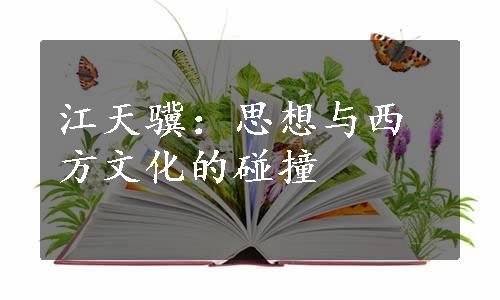 江天骥：思想与西方文化的碰撞