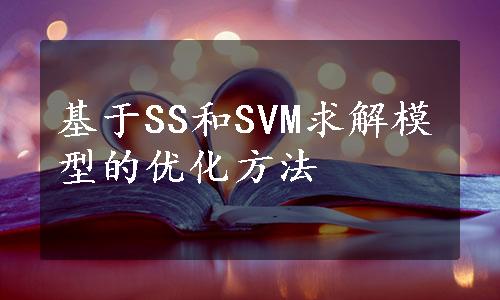 基于SS和SVM求解模型的优化方法