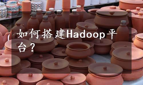 如何搭建Hadoop平台？