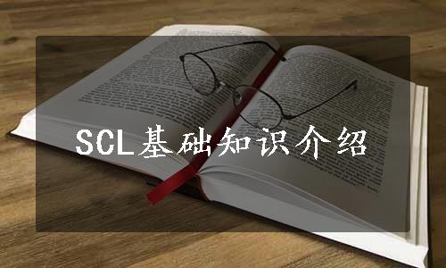 SCL基础知识介绍