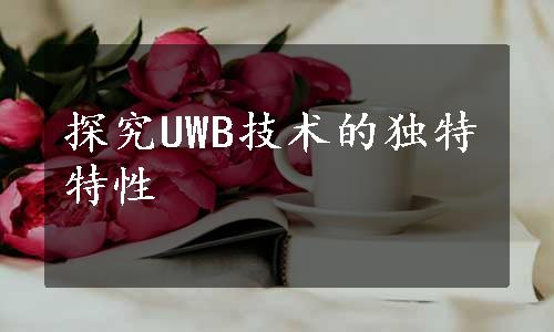 探究UWB技术的独特特性