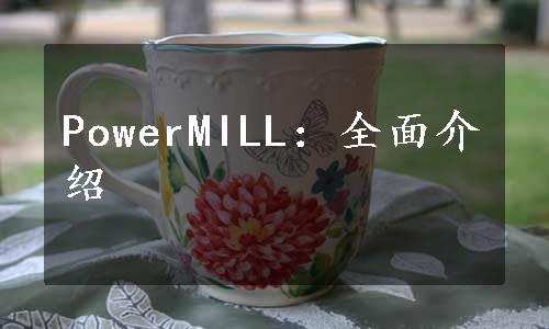 PowerMILL：全面介绍
