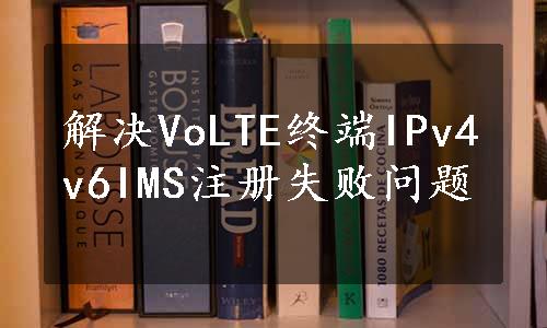 解决VoLTE终端IPv4v6IMS注册失败问题