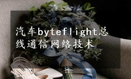 汽车byteflight总线通信网络技术