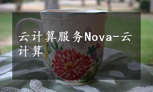 云计算服务Nova-云计算