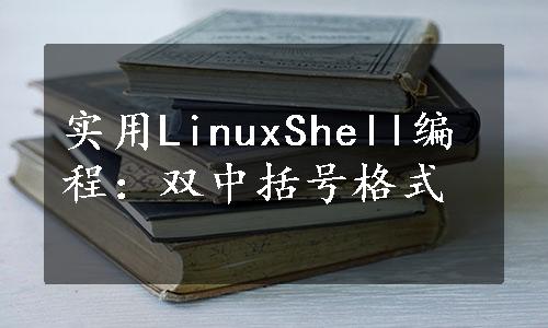 实用LinuxShell编程：双中括号格式