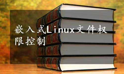 嵌入式Linux文件权限控制