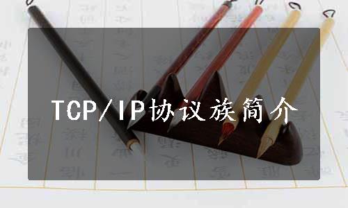 TCP/IP协议族简介