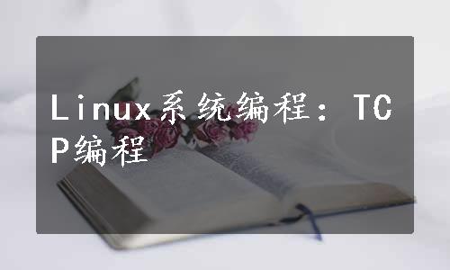 Linux系统编程：TCP编程