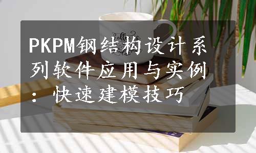PKPM钢结构设计系列软件应用与实例：快速建模技巧