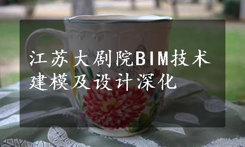 江苏大剧院BIM技术建模及设计深化