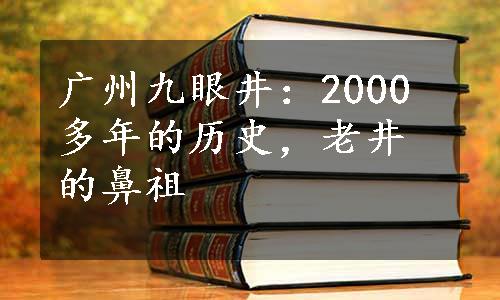 广州九眼井：2000多年的历史，老井的鼻祖