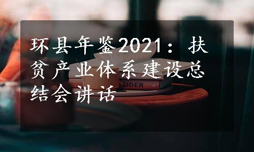 环县年鉴2021：扶贫产业体系建设总结会讲话