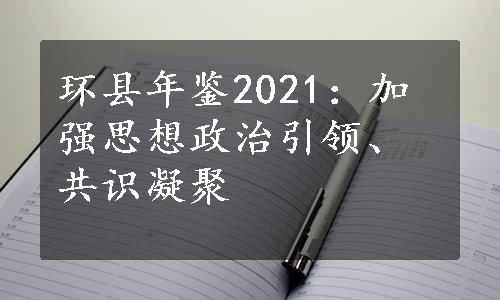 环县年鉴2021：加强思想政治引领、共识凝聚