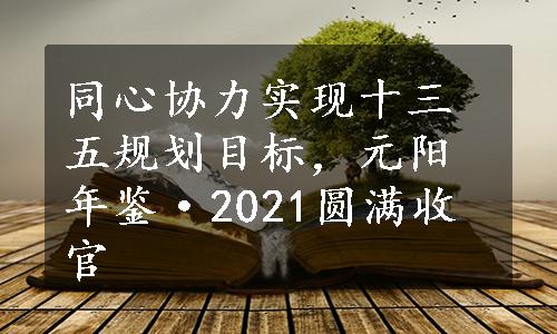 同心协力实现十三五规划目标，元阳年鉴·2021圆满收官