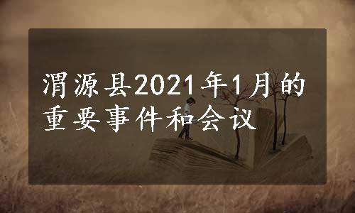 渭源县2021年1月的重要事件和会议
