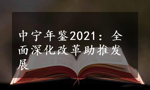 中宁年鉴2021：全面深化改革助推发展