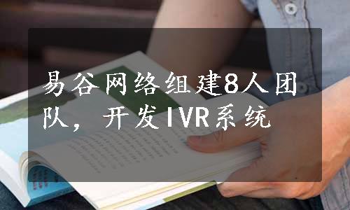 易谷网络组建8人团队，开发IVR系统