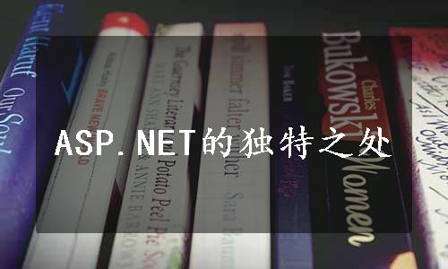 ASP.NET的独特之处