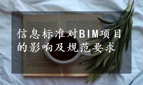 信息标准对BIM项目的影响及规范要求