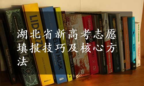 湖北省新高考志愿填报技巧及核心方法