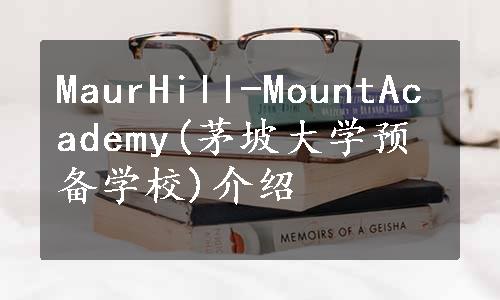 MaurHill-MountAcademy(茅坡大学预备学校)介绍