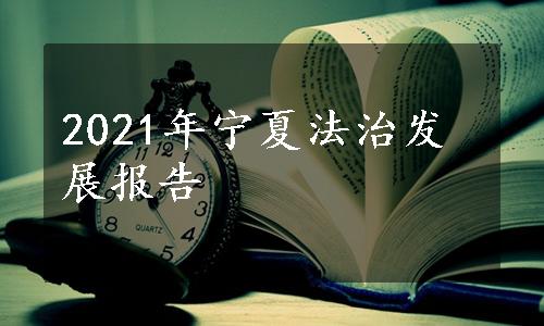 2021年宁夏法治发展报告