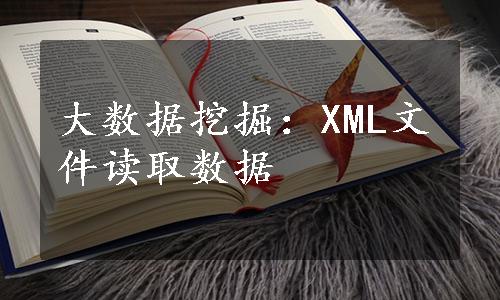 大数据挖掘：XML文件读取数据